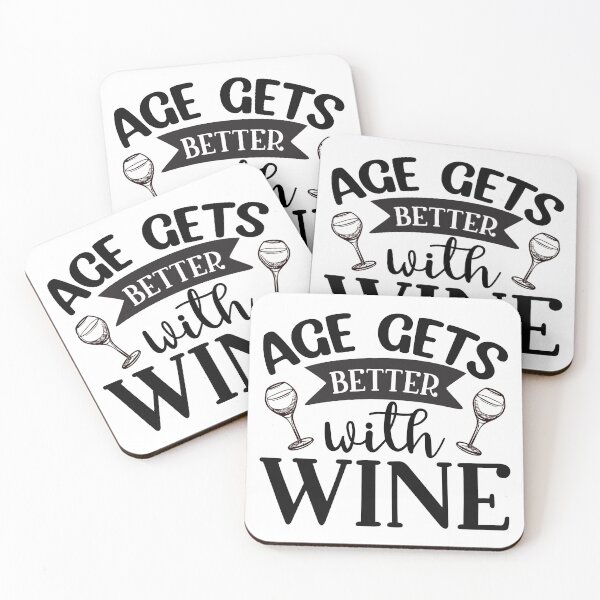 Item preview, Age gets better with wine designed and sold by korzeplammelx.