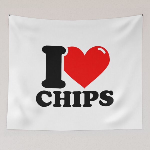 Item preview, I love chips designed and sold by fabianb.