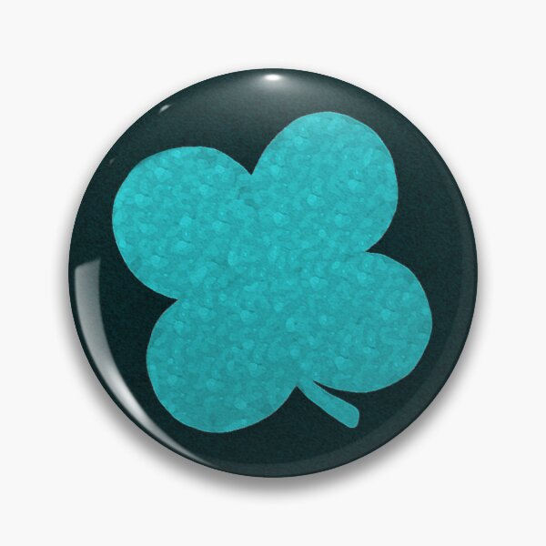 Item preview, Lucky 4 Leaf Clover Aqua and Green St. Patrick's Day Irish Luck designed and sold by kattakitty.