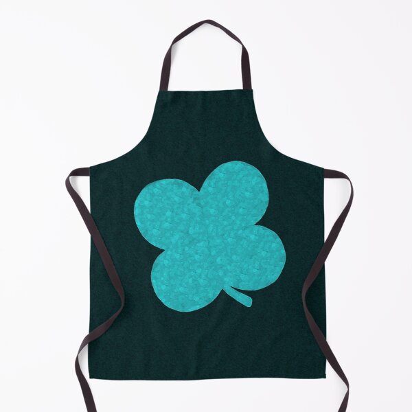 Item preview, Lucky 4 Leaf Clover Aqua and Green St. Patrick's Day Irish Luck designed and sold by kattakitty.