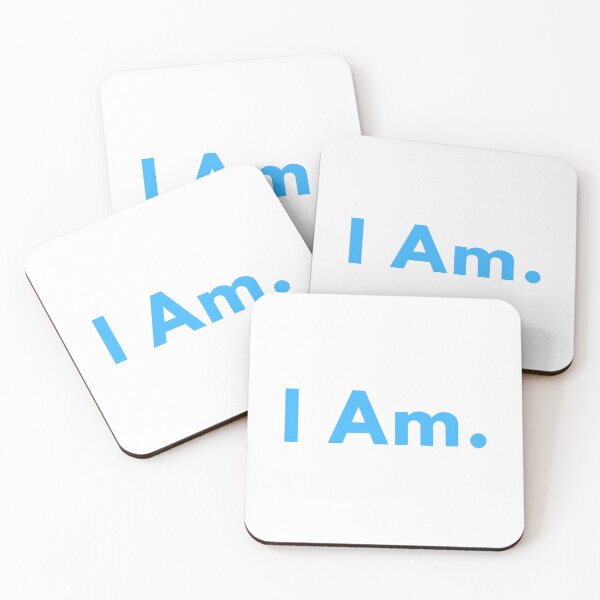 Item preview, I Am. Light blue designed and sold by TheIAmShop.