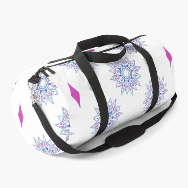 Item preview, Flower patterns blue on white designed and sold by Chaoticzarts.