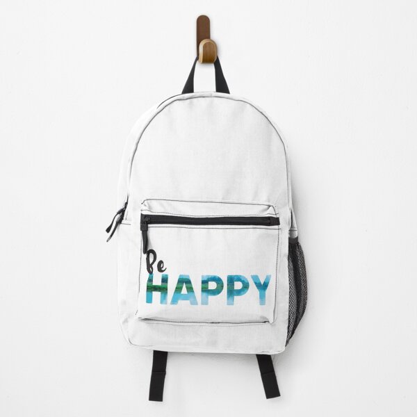 Item preview, Be HAPPY Text Quote Design, mountain lake reflection designed and sold by RiciPaneto.
