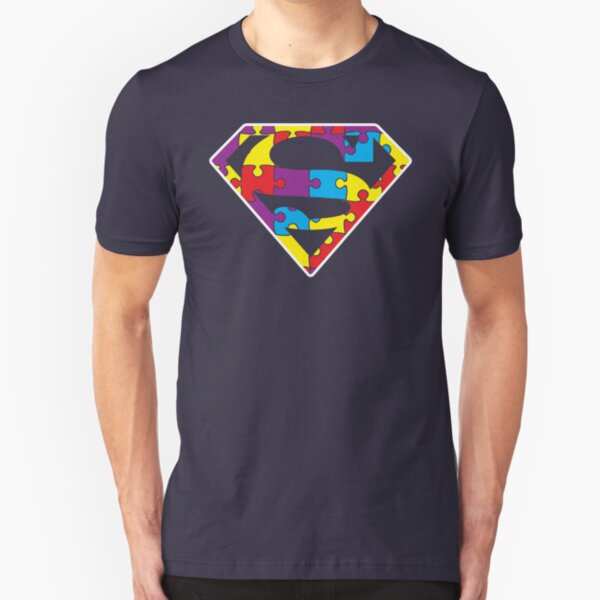 Autism Superhero Slim Fit T-Shirt