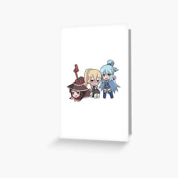 konsouba-Kono Subarashii Sekai ni Shukufuku wo-satou kazuma-sato kazuma  Greeting Card by WELCOMEVERYBODY