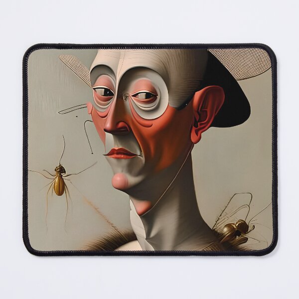 Item preview, The Disturbing Portrait of a Man - Exploring the Surreal and Grotesque Forms designed and sold by GalihDA.