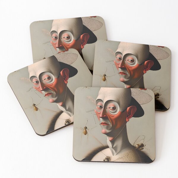 Item preview, The Disturbing Portrait of a Man - Exploring the Surreal and Grotesque Forms designed and sold by GalihDA.