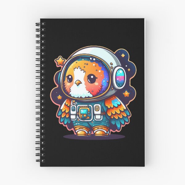 Item preview, Cute Funny Eagle Astronaut Space Suit Adorable Cosmic Galaxy Interstellar Travel Bird Aviator designed and sold by ultra-cute.