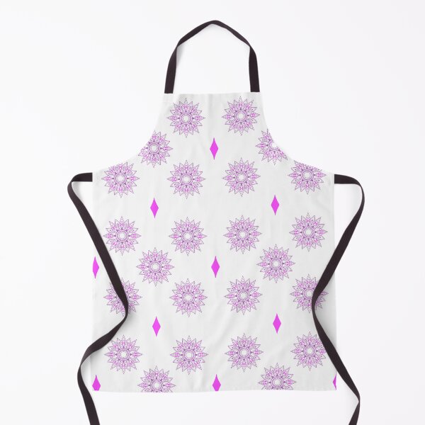 Item preview, Flower patterns purple on white designed and sold by Chaoticzarts.