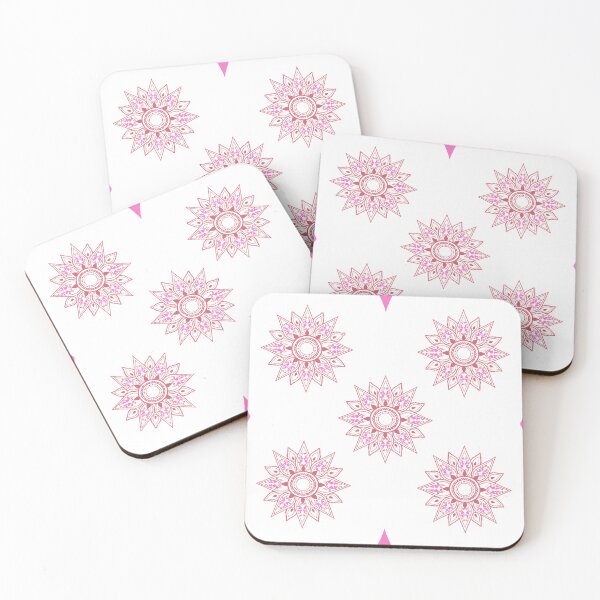 Item preview, Flower patterns red on white  designed and sold by Chaoticzarts.