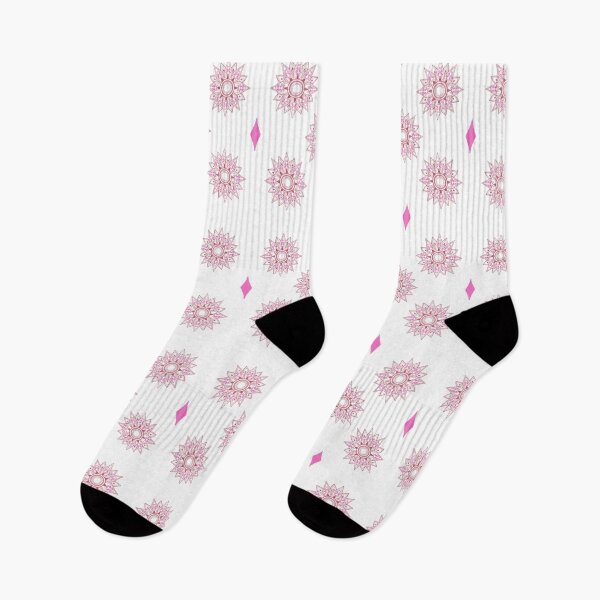 Item preview, Flower patterns red on white  designed and sold by Chaoticzarts.