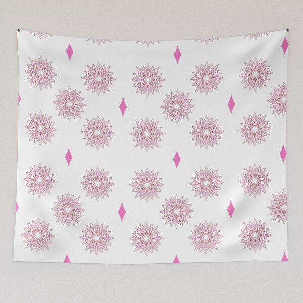 Item preview, Flower patterns red on white  designed and sold by Chaoticzarts.