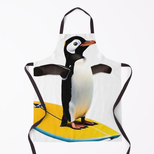 Item preview, Penguin Thrills: Noot Noot on a Surfboard!" designed and sold by Style Sanctuary.