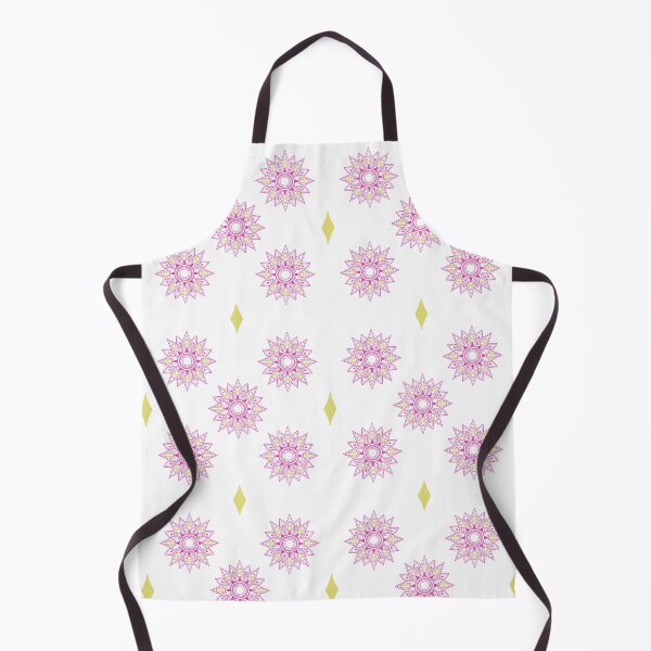 Item preview, Flower patterns magenta on white designed and sold by Chaoticzarts.