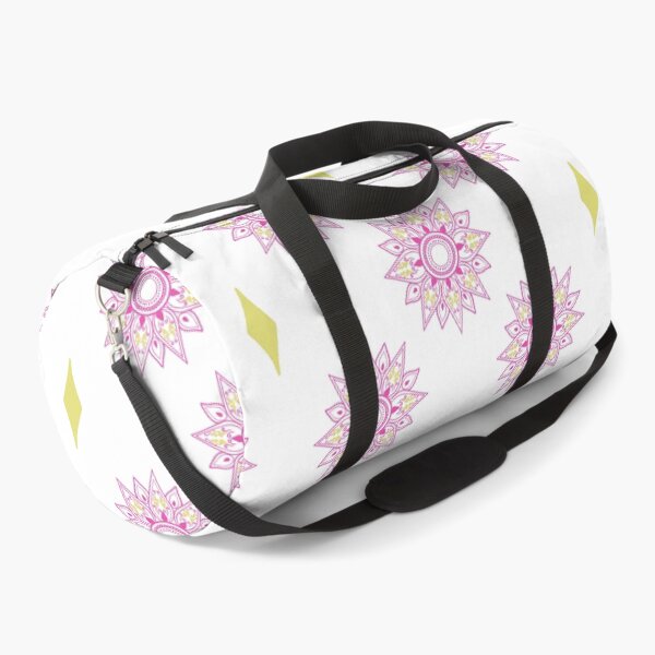 Item preview, Flower patterns magenta on white designed and sold by Chaoticzarts.