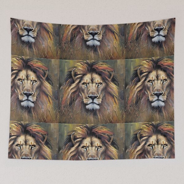 Item preview, wild lion designed and sold by bogfl.