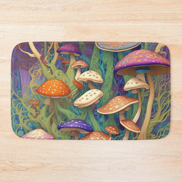 Item preview, Psychedelic Mushroom Forest designed and sold by Anthony Burdick.