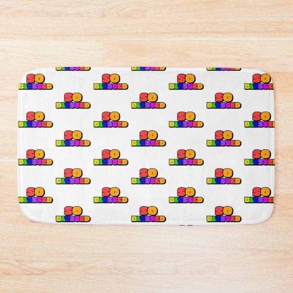 Item preview, So Blessed Text Design designed and sold by BrightLightArts.