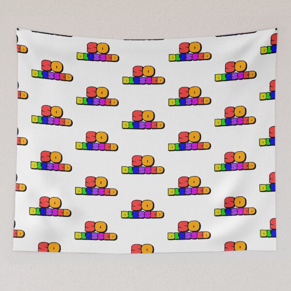 Item preview, So Blessed Text Design designed and sold by BrightLightArts.