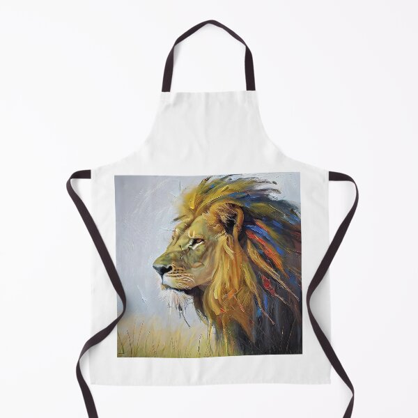 Item preview, Portrait of a wild lion designed and sold by bogfl.