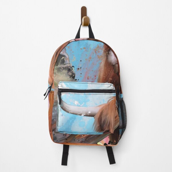 Item preview, Horace The Highland Cow Street Art Painting designed and sold by Exclusively Motorsport.