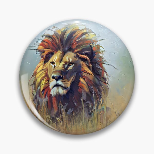 Item preview, Painting of a big wild lion designed and sold by bogfl.