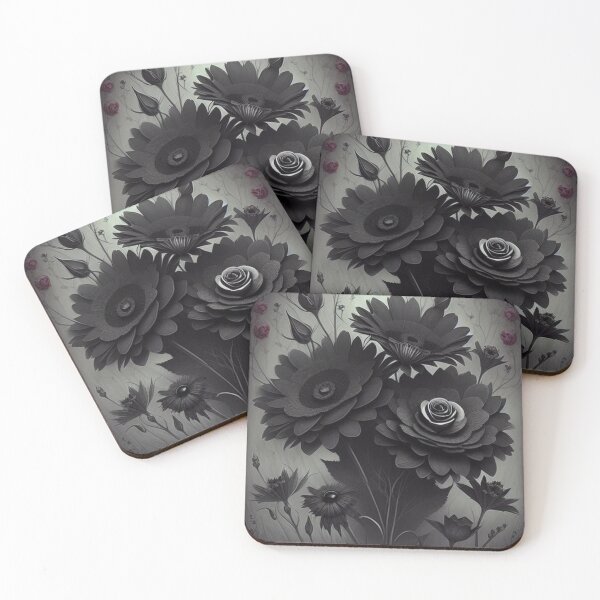 Item preview, Black Flowers in Bloom designed and sold by BiancaDPetals.