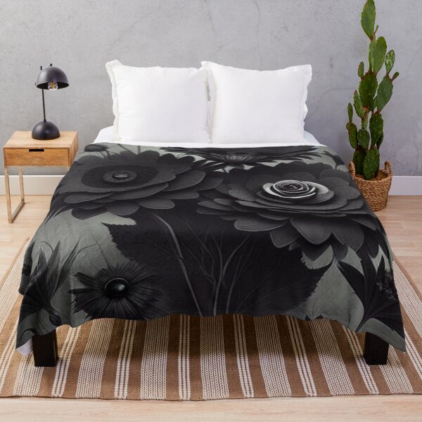 Item preview, Black Flowers in Bloom designed and sold by BiancaDPetals.