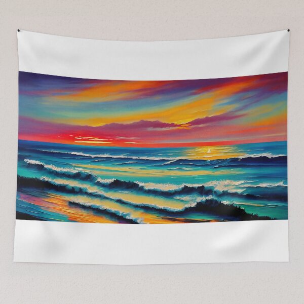 Artikelvorschau, Nostalgic seaside sunset entworfen und verkauft von imagynationwork.