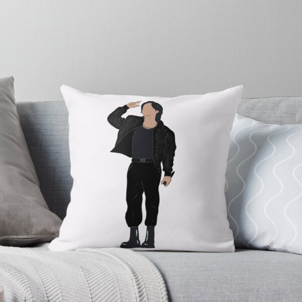 Item preview, Silhouette of jungkook Quatar designed and sold by K-ShopForever.