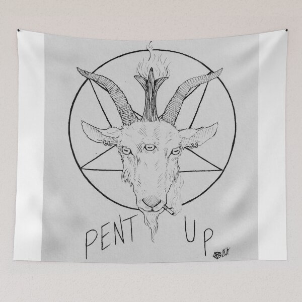 Item preview, Pent-Up Pentagram designed and sold by devil-goat.