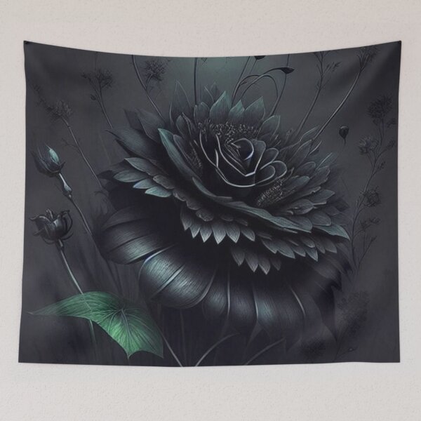 Item preview, The Black Flower designed and sold by BiancaDPetals.