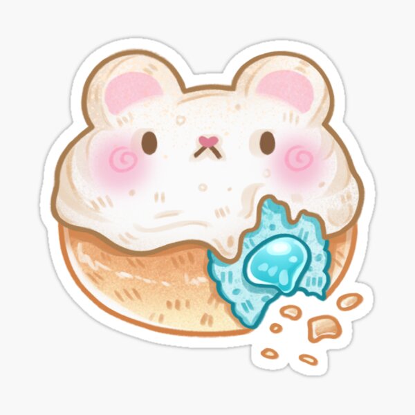 Polar Bear Bun Sticker