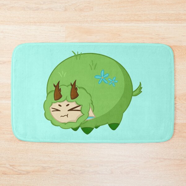 Item preview, Green Lamb Bush Nature Sheep Monster Design designed and sold by JaxNaBox.