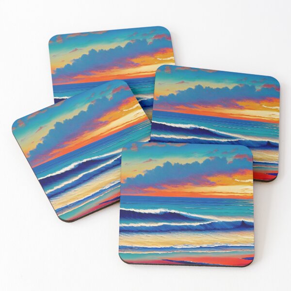 Artikelvorschau, Tranquil sunset by sea entworfen und verkauft von imagynationwork.