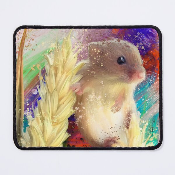 Item preview, Harry The Harvest Mouse Street Art Painting designed and sold by Exclusively Motorsport.