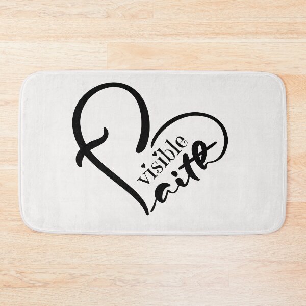 Item preview, Visible Faith. Faith. Spiritual. Inspirational. Motivational. Love. Quote. Jesus. God designed and sold by Tish K..
