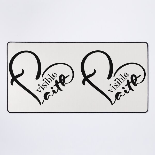 Item preview, Visible Faith. Faith. Spiritual. Inspirational. Motivational. Love. Quote. Jesus. God designed and sold by Tish K..