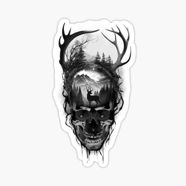 Deer Skull Tattoo by karadarkthorn on DeviantArt