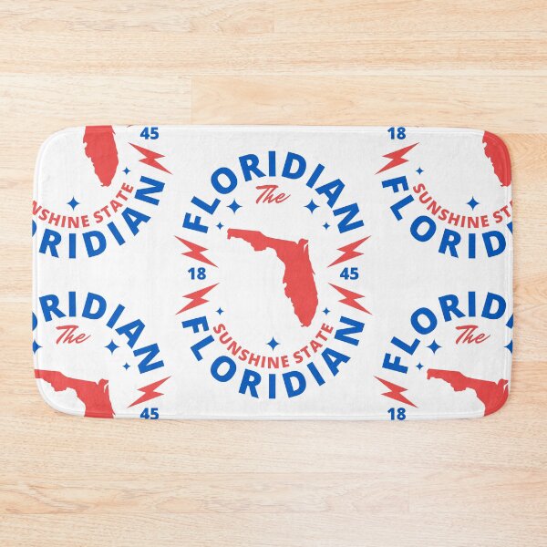 Artikelvorschau, Florida - Florida State Map Flag entworfen und verkauft von Ranggasme.