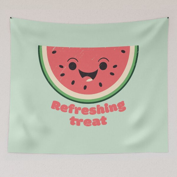 Item preview, Refreshing treat - Smiling Watermelon designed and sold by RoboRaphael.