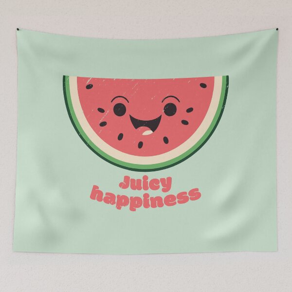 Item preview, Juicy happiness - Smiling Watermelon designed and sold by RoboRaphael.
