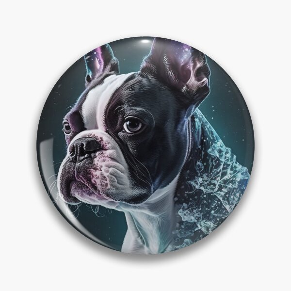 Item preview, Neon Boston Terrier designed and sold by Snowflake70.