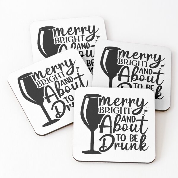 Item preview, Merry bright and about to be drunk designed and sold by redderkunziee.