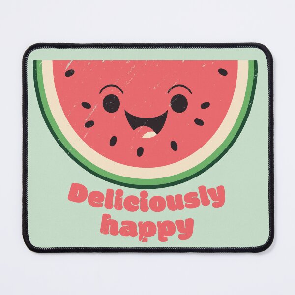 Item preview, Deliciously happy - Smiling Watermelon designed and sold by RoboRaphael.