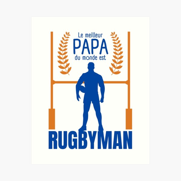 Item preview, World's best rugby dad designed and sold by Just66.