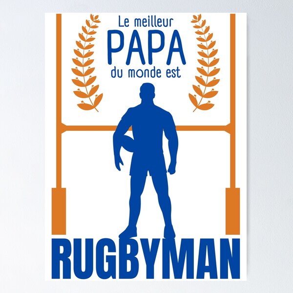 Item preview, World's best rugby dad designed and sold by Just66.