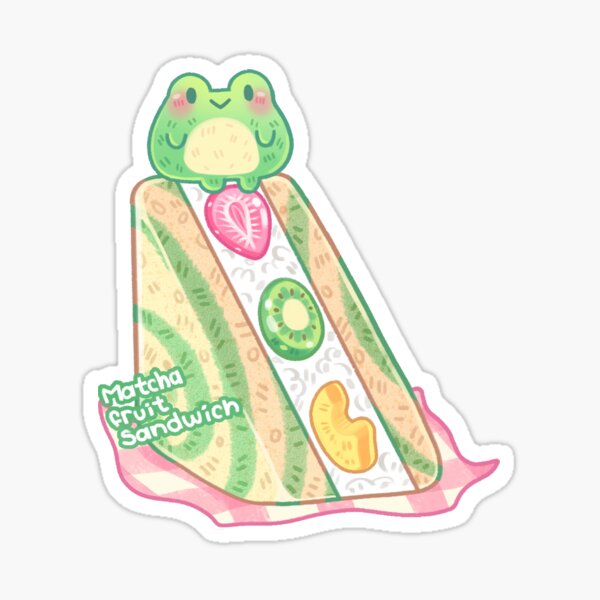 Sandwich japonais grenouille Sticker