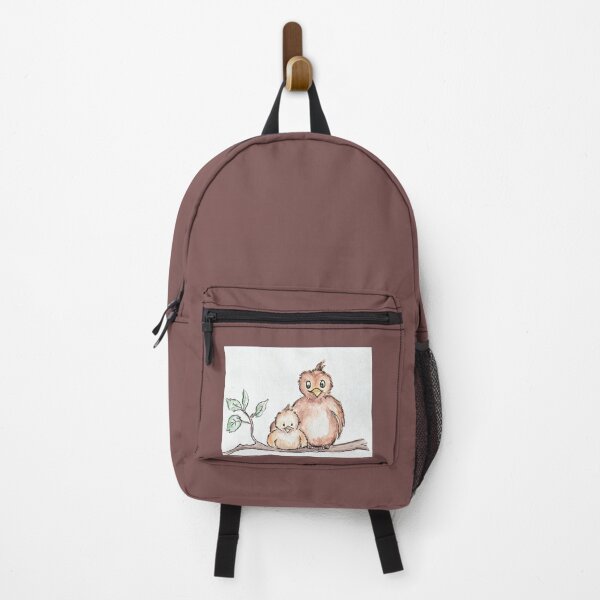 Item preview, Mama bird with child watercolor fine art designed and sold by janianna.