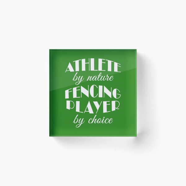 Item preview, Fencing Player Awesome Gift - Athlete by Nature - Cool Birthday Present designed and sold by smily-tees.
